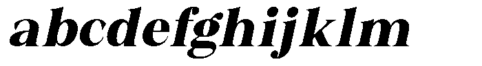 Malvera Extra Bold Condensed Slant FONT