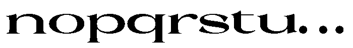 Malvera Extra Bold Expanded Font LOWERCASE