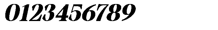 Malvera Extra Bold High Condensed Slant Font OTHER CHARS