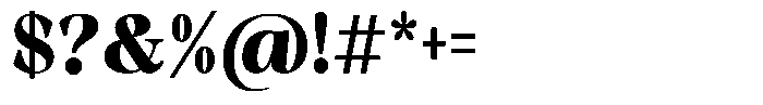 Malvera Extra Bold High Condensed Font OTHER CHARS