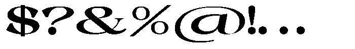 Malvera Extra Bold High Expanded Font OTHER CHARS