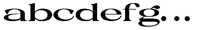 Malvera Extra Bold High Expanded FONT