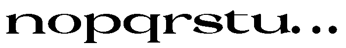 Malvera Extra Bold High Expanded Font LOWERCASE