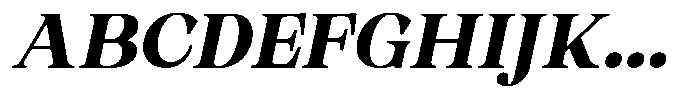 Malvera Extra Bold High Slant Font UPPERCASE