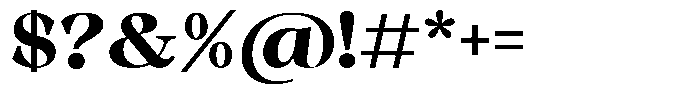 Malvera Extra Bold High Font OTHER CHARS