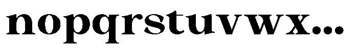 Malvera Extra Bold High Font LOWERCASE