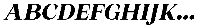 Malvera Extra Bold Slant Font UPPERCASE