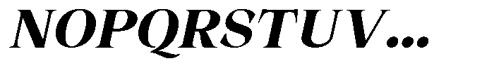 Malvera Extra Bold Slant Font UPPERCASE