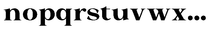 Malvera Extra Bold Font LOWERCASE
