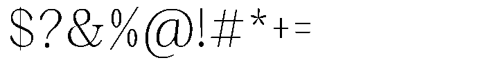 Malvera Extra Light High Condensed Font OTHER CHARS