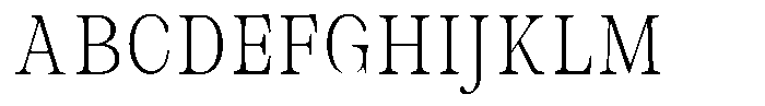 Malvera Extra Light High Condensed Font UPPERCASE