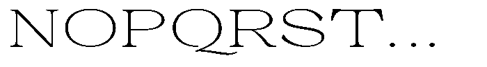 Malvera Extra Light High Expanded Font UPPERCASE