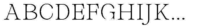 Malvera Extra Light High Font UPPERCASE