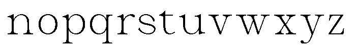 Malvera Extra Light High Font LOWERCASE