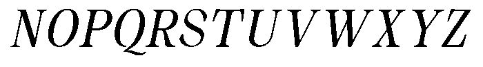 Malvera High Condensed Slant Font UPPERCASE