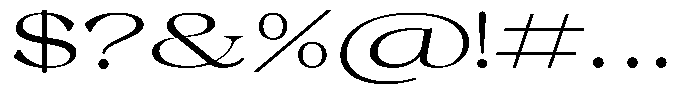 Malvera High Expanded Font OTHER CHARS