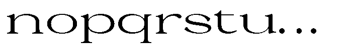 Malvera High Expanded Font LOWERCASE