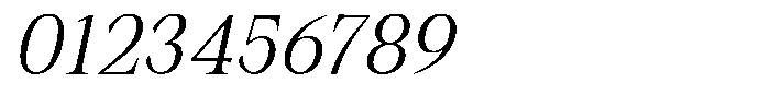 Malvera Light Condensed Slant Font OTHER CHARS