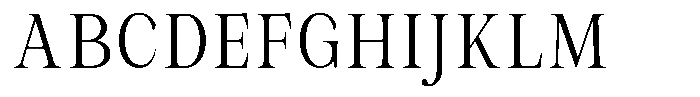 Malvera Light Condensed Font UPPERCASE