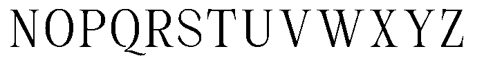 Malvera Light Condensed Font UPPERCASE