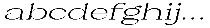 Malvera Light Expanded Slant FONT