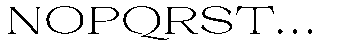 Malvera Light Expanded Font UPPERCASE
