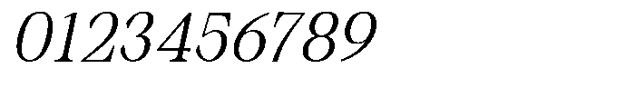 Malvera Light High Condensed Slant Font OTHER CHARS
