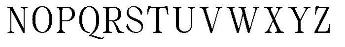 Malvera Light High Condensed Font UPPERCASE