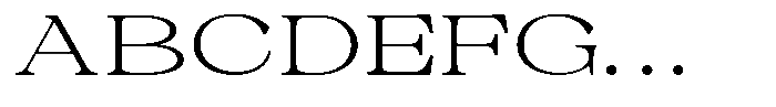 Malvera Light High Expanded Font UPPERCASE