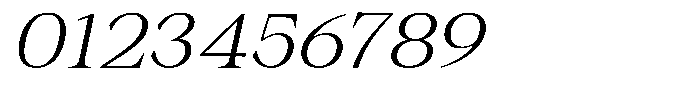 Malvera Light Slant Font OTHER CHARS