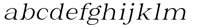 Malvera Light Slant FONT