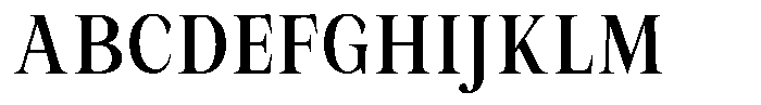 Malvera Medium Condensed Font UPPERCASE