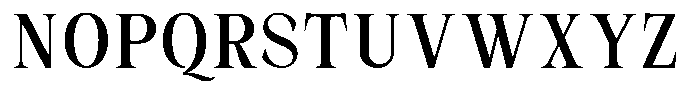 Malvera Medium Condensed Font UPPERCASE