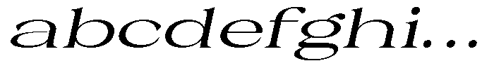 Malvera Medium Expanded Slant FONT