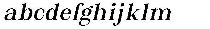 Malvera Medium High Condensed Slant FONT