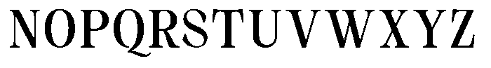 Malvera Medium High Condensed Font UPPERCASE