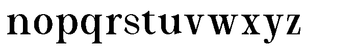 Malvera Medium High Condensed Font LOWERCASE
