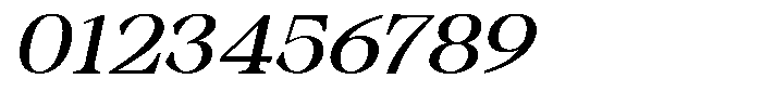 Malvera Medium High Slant Font OTHER CHARS