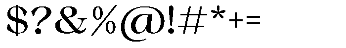 Malvera Medium High Font OTHER CHARS
