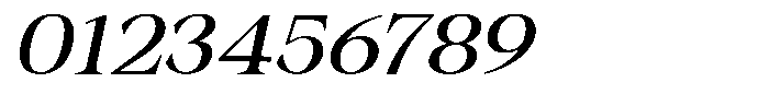 Malvera Medium Slant Font OTHER CHARS