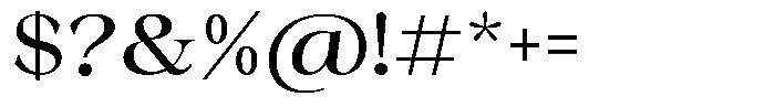 Malvera Medium Font OTHER CHARS