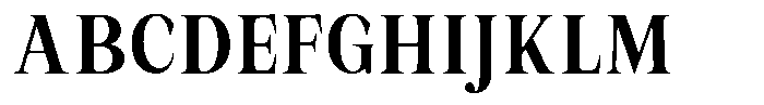 Malvera Semi Bold Condensed Font UPPERCASE