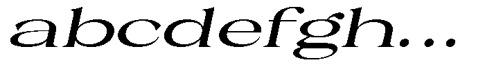 Malvera Semi Bold Expanded Slant FONT