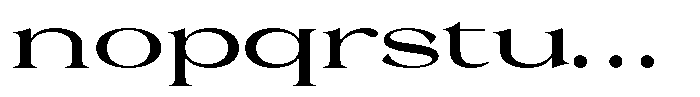Malvera Semi Bold Expanded Font LOWERCASE