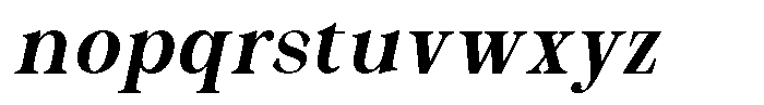 Malvera Semi Bold High Condensed Slant Font LOWERCASE