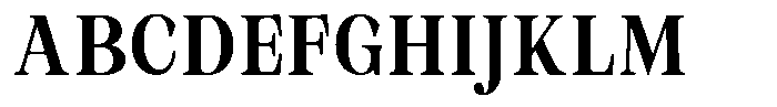 Malvera Semi Bold High Condensed Font UPPERCASE