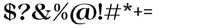 Malvera Semi Bold High Font OTHER CHARS