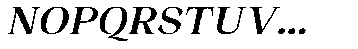 Malvera Semi Bold Slant Font UPPERCASE