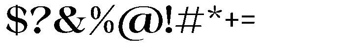 Malvera Semi Bold Font OTHER CHARS