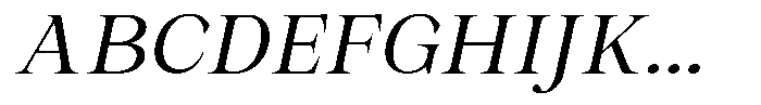 Malvera Slant Font UPPERCASE